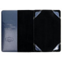 Blun universal magnet book case for tablet 10" (26 cm x 17 cm) blue