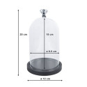 Clayre Eef Cloche 6GL2543 Transparent 12x20 cm