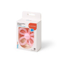 Babyono silicone teether FLOWER pink 1596/01
