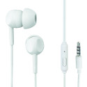 THOMSON wire earphones Jack 3,5 mm with microphone EAR3005W white