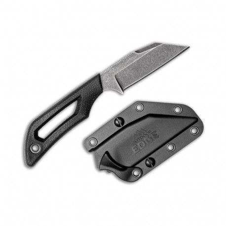 Outdoor Edge nuga Pivot Wharncliffe blisterpakendis, must