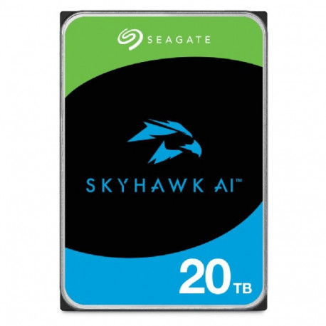Seagate SkyHawk AI sisemine kõvaketas 20 TB 7200 RPM 512 MB 3.5" Serial ATA III