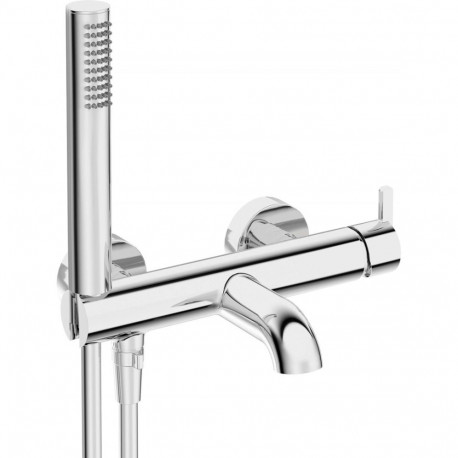 Bath mixer with shower set