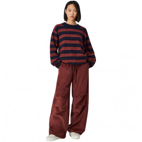 Spodnie damskie Champion Parachute brązowe 117432   MS524 XS