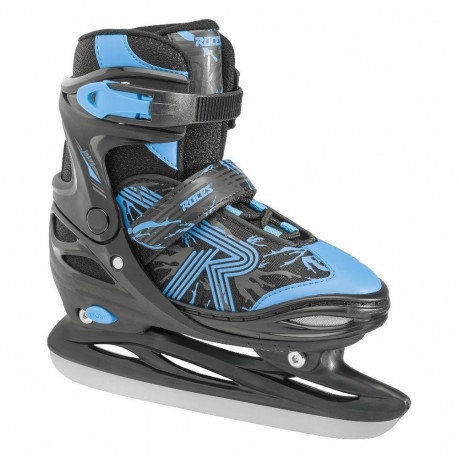 Łyżwy Roces Jokey Ice 3.0 Boy czarno-niebieskie 450707 01 26-29