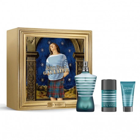 Jean Paul Gaultier Le Male tualettvesi 125ml + raseerimisjärgne palsam 50ml + pulkdeodorant 75ml