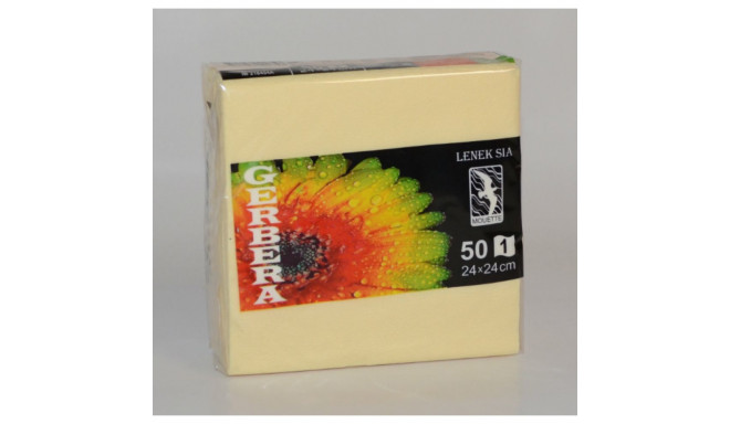 Salvrätikud 24x24mm 1-kihiline 50tk šampanja