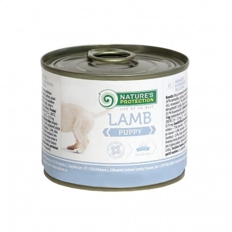 Wet Dog Food - NATURE'S PROTECTION Puppy Lamb 200 g