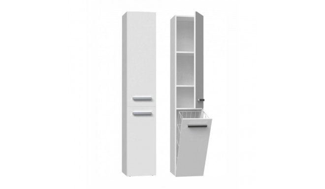 Bathroom Cabinet - Nel Iv 31x30x174 Cm, White