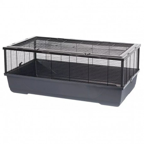 Rodent Cage - INTER-ZOO Bernie 100x54x39cm Metal/Plastic Black