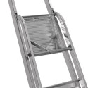 Folding Ladder - Krause Solidy 3 Steps Aluminium Silver