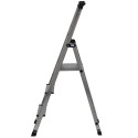 Folding Ladder - Krause Solidy 3 Steps Aluminium Silver