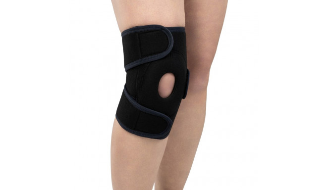 Knee Brace - GenuStrap Stabilization Ergonomic Design Black