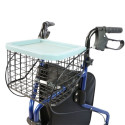 Tricycle Walker - Practical Adjustable with Basket Grey