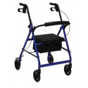 Foldable Walker - Alubest Aluminium Folding Walker, Silver