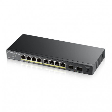 Ethernet Switch - Zyxel Gs1100-10hp V2, Black