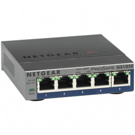 Networking Switch - NETGEAR GS105E Managed L2/L3 Gigabit Ethernet 5 Ports