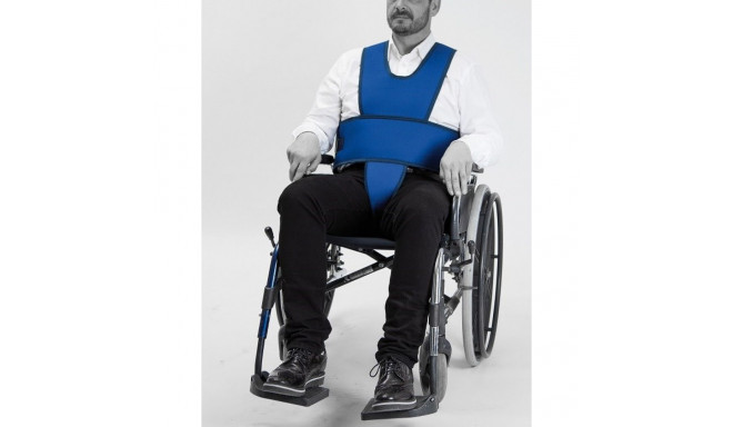 Wheelchair Restraint Strap - Unisex 5-Point Blue 1650mm