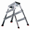 Folding Ladder - Krause Step Rolly Silver