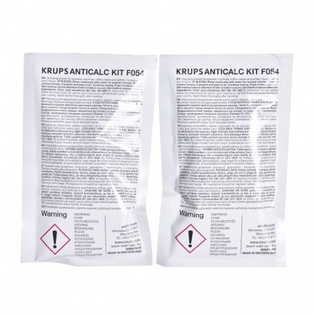 Descaler Powder - Krups F054001B for Coffee Machines 2 Pack
