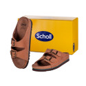 Footwear - Scholl AIR BAG BACK STRAP Sandals 35mm Brown Size 46