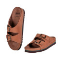 Footwear - Scholl AIR BAG BACK STRAP Sandals 35mm Brown Size 46