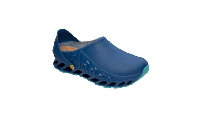 Flat Shoes - Scholl Evoflex, Navy Blue