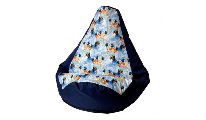 Beanbag - Sako Frozen L 105x80cm Navy Blue