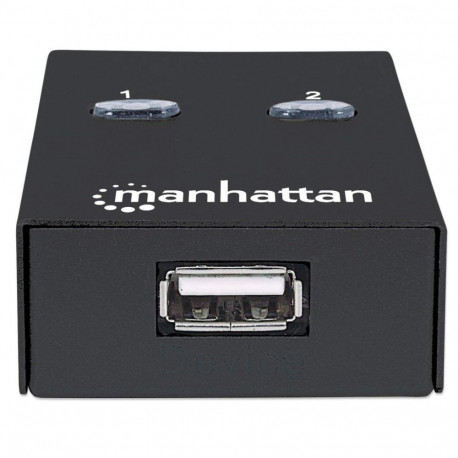 USB Switch - Manhattan Automatic Sharing Switch 2x USB-B Ports White