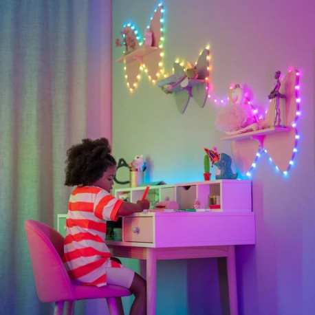 LED Christmas Lights - Twinkly TWKH200RGB-G 200 Heart Multicolor 6m