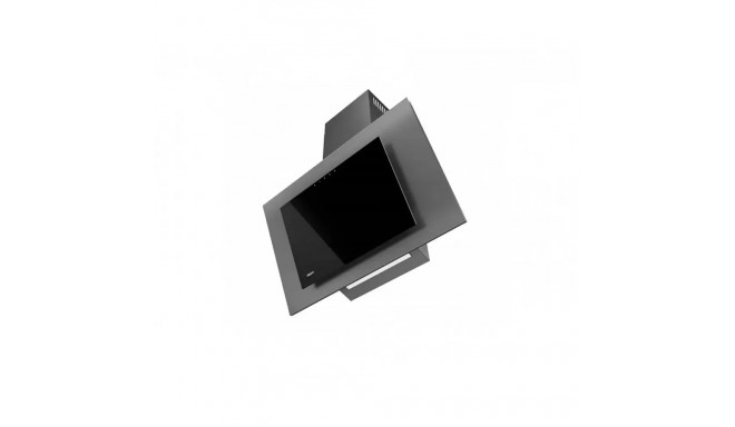 Chimney Hood - Okap AKPO WK-4 NERO 2.0 Grey/Black Glass Okap AKPO WK-4 NERO 2.0 90 Linear LED/Actuat