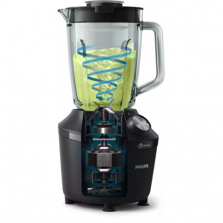 Blender - Philips 3000 Series HR2291/01 ProBlend 600W 2L Black