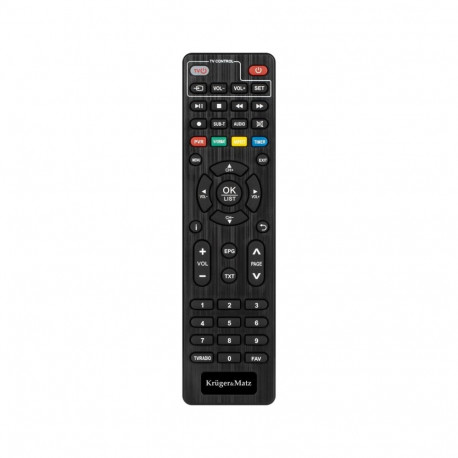 DVB-T2 Tuner - Kruger & Matz KM9999 1 Tuner Recording Black