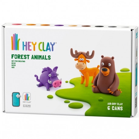 HEY CLAY voolimismass Metsloomad valik 2