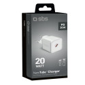 Travel Charger PD 20W Type C, 20W USB By SBS White