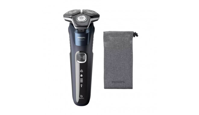 Philips Series 5000 wet and dry electric shaver S5885/10  SkinIQ  SteelPrecision blades  360-D flexi