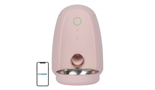 Smart food dispenser with plastic bowl WIFI mini Dogness (pink))