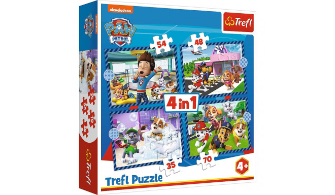 TREFL PAW PATROL Puslede komplekt 4 in 1 Käpapatrull