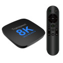 Tvix MX10 8K Meedia Mängija Smart TV Karp 2GB + 16GB Android 13 Bluetooth / Wi-Fi 5 Must