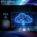 Tvix MX10 8K Медиаплеер Умная TV Box 2GB + 16GB Android 13 Bluetooth / Wi-Fi 5 Черный