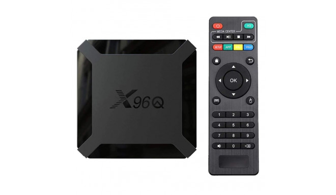 Tvix X96Q 4K Meedia Mängija Nutiteleri Kast 2GB + 16GB Android 10 Bluetooth / Wi-Fi Must