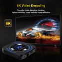 Tvix 8K H618 8K Media Player Smart TV Box 4GB + 32GB Android 12 Bluetooth / Wi-Fi Black