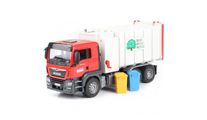 BRUDER MAN TGS side loader garbage truck - 03761