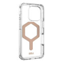 Urban Armor Gear Plyo mobile phone case 16 cm (6.3&quot;) Cover Rose gold, Transparent