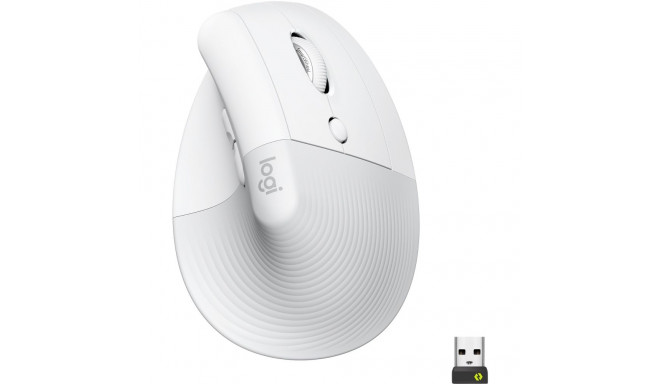 "Logitech Lift Vertical Ergonomic wireless off-white"