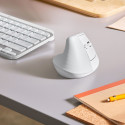 "Logitech Lift Vertical Ergonomic wireless off-white"