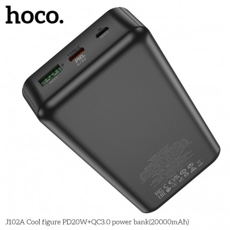 Powerbank Hoco 20000 mAh QC3.0 PD 3A 20W J102A black