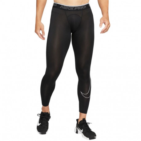 Legginsy męskie Nike Pro Dri-FIT Tight czarne DD1913 010 L