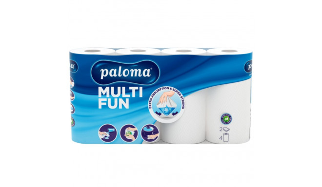 2-ply household paper PALOMA Multi Fun 4 rolls