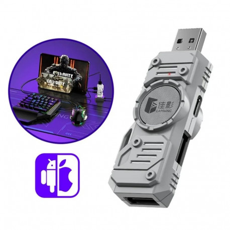 Saitake M9 5in1 Mobiilne Mängustuudio Adaptori usb klaviatuuriga / usb hiire / matiga / telefoni hoi